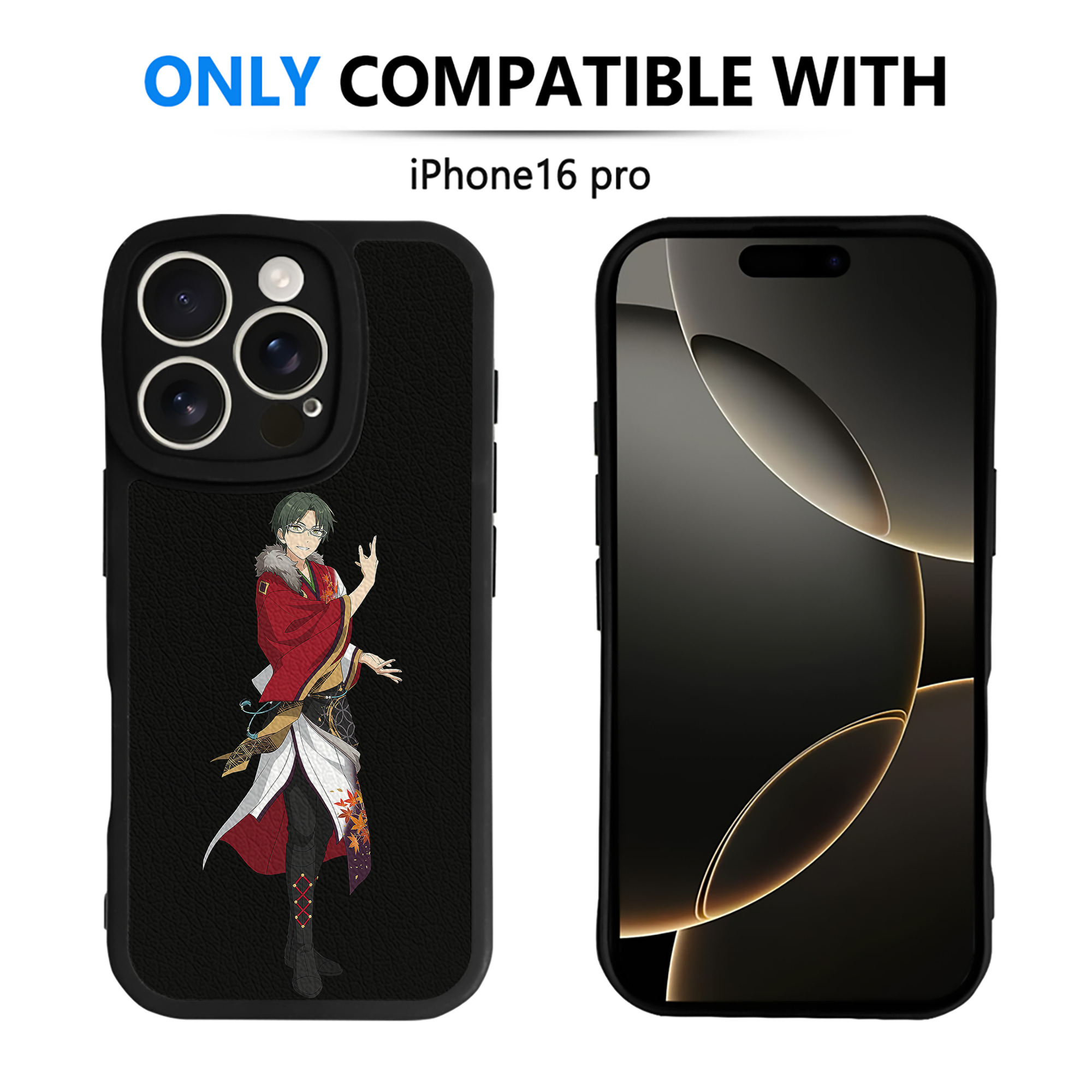 （画像用） あんさんぶるスターズ! Ensemble Stars 【iPhone 16シリーズ対応】シリコンスマホケース（レザー調） 材質：シリコン